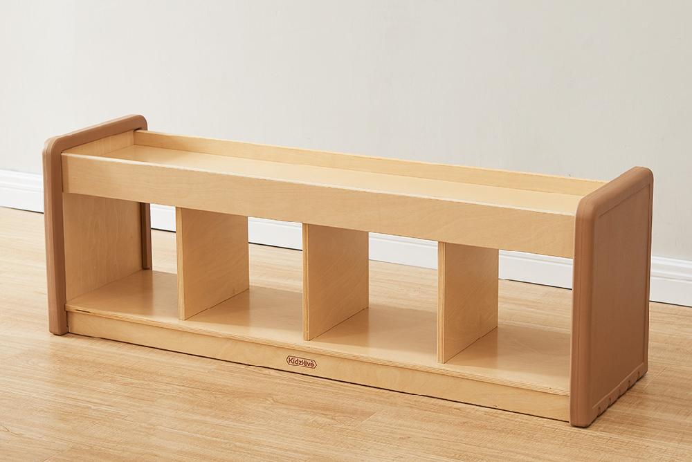 masterkidz 軟邊角系列-遊戲桌面4格單層櫃